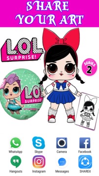 coloring surprise of dolls princesses fans游戲截圖1