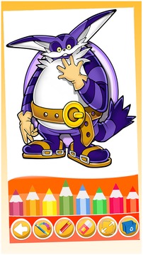coloring sonic dach game for fans游戲截圖1