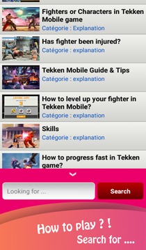 Tekken mobile guide 2018游戲截圖2