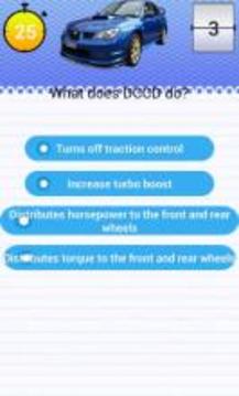 Quiz for Impreza WRX STi Fans游戲截圖5