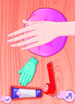 女孩游戲裝飾指甲手游戲截圖1