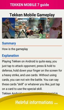 Tekken mobile guide 2018游戲截圖1