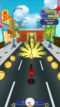 Ladybug Adventure Subway Runner游戲截圖4