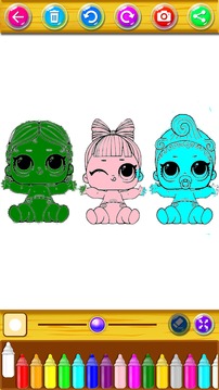 drawing lol surprise dolls coloringbook游戲截圖4