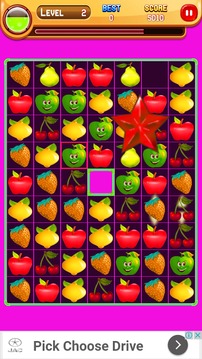Fruit Mania - Match 3 Game游戲截圖5