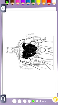 Superhero Coloring For Kids游戲截圖1