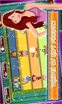 SuperMarket shopping cashier – Girls cash register游戲截圖4