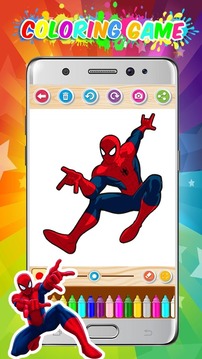 The Amazing Spider-Man Coloring Game 2018游戲截圖3