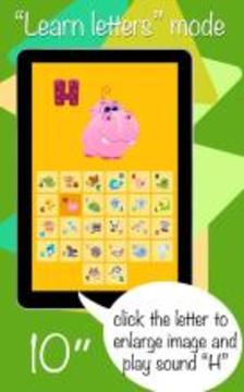 English ABC for kids with animals, no ads游戲截圖3