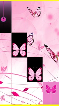 Piano Tiles : Pink Butterfly Piano Tiles游戲截圖3