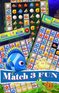 Journey Fishdom Ocean 2018游戲截圖4