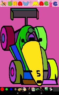 著色童裝 汽車游戲截圖1