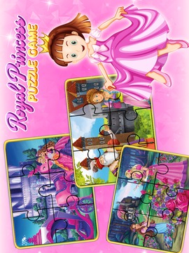 Royal Princess Jigsaw Puzzle: Princess Girls Game游戲截圖5