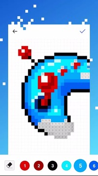 Draw.art - Color By Number Pixel Art Coloring游戲截圖5
