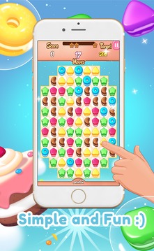 Candy Blast: Cookie Match 3游戲截圖2
