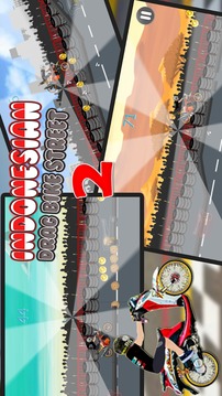 Indonesian Drag Bike Street Race 2游戲截圖1