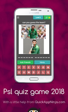PSL 2018 Quiz Game游戲截圖1