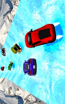 渦輪汽車雪賽車隧道游戲截圖2
