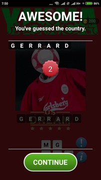 Guess The Football - Liverpool Player游戲截圖5