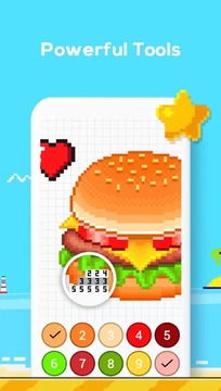 Draw.art - Color By Number Pixel Art Coloring游戲截圖3