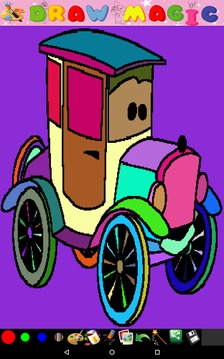 著色童裝 汽車游戲截圖5