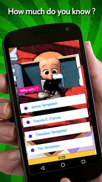 The Boss Baby Back in Business Trivia Quiz游戲截圖3
