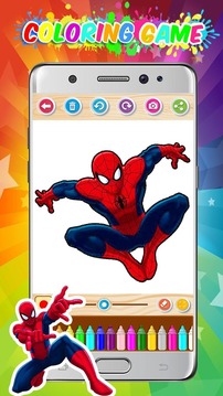 The Amazing Spider-Man Coloring Game 2018游戲截圖4
