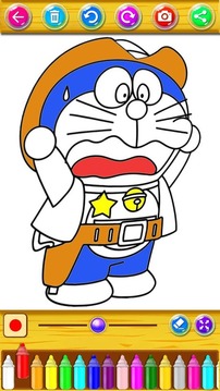 Coloring Pages for Doramon & Nobita游戲截圖1