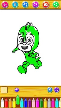 Coloring book for Mask hero : pj journey游戲截圖4