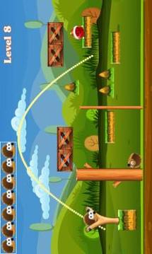 Knock Down : A Slingshot Game游戲截圖1