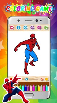 The Amazing Spider-Man Coloring Game 2018游戲截圖5