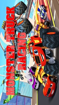 Blaze Truck Monster Machine 4X4 Racing Rush游戲截圖1