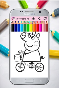 Coloring pappa Pig游戲截圖2
