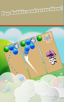 Bubble Shooter Racoon Rescue Mission游戲截圖4