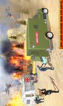 US Army Ambulance Rescue Game Simulator游戲截圖5