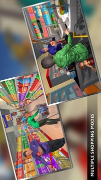 虛擬超市雜貨出納3D家庭游戲游戲截圖1