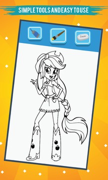 Coloring For Equestria Girls游戲截圖1