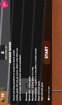 dunk hits basketball shoot games free游戲截圖3