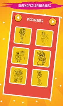 Coloring For Equestria Girls游戲截圖4