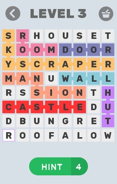 Word line - word search puzzle游戲截圖1