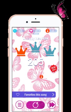 Mariposa Piano Tiles 2018游戲截圖2