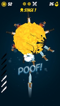 Knife Hit Planet Dash : Flip attack游戲截圖2