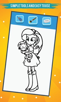 Coloring For Equestria Girls游戲截圖3