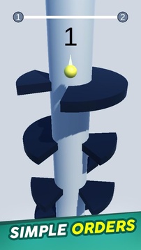 helix Ball Jump : Ball helix Jump游戲截圖1