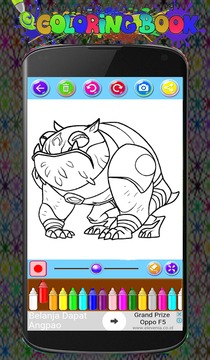 Coloring Book Ben 10 Ultimate Alien Heroes游戲截圖3