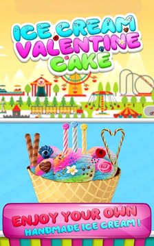 Ice Cream Valentine Cake游戲截圖1