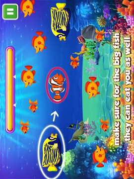 Crazy Hungry Fish - Big Fish Eat Small Fish游戲截圖1