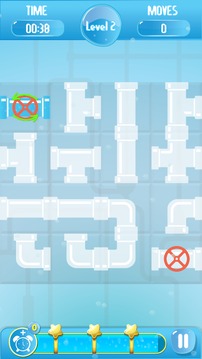 Pipes Flood Puzzle游戲截圖1