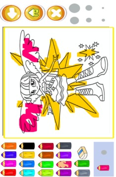 Coloring Pony Paintting Drawing Book Game游戲截圖1