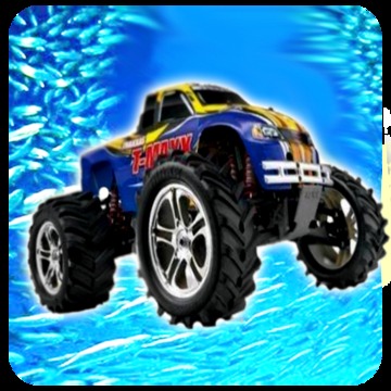 Underwater Cycling Truck Adventure游戲截圖2
